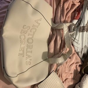 Victoria secret leather bag